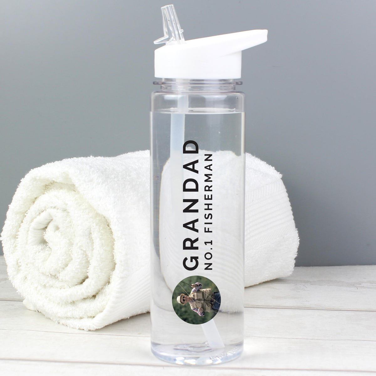 Personalised Photo Upload Water Bottle, The Personal Shop, personalised gifts