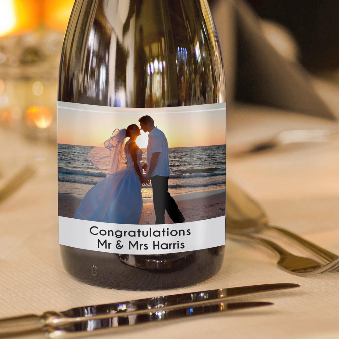 Personalised Photo Upload Bottle of Prosecco, The Personal Shop, personalised gifts