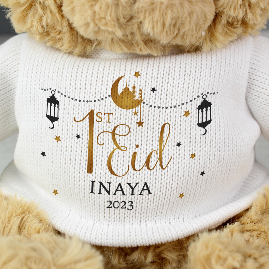Personalised 1st Eid Teddy Bear – alternative view