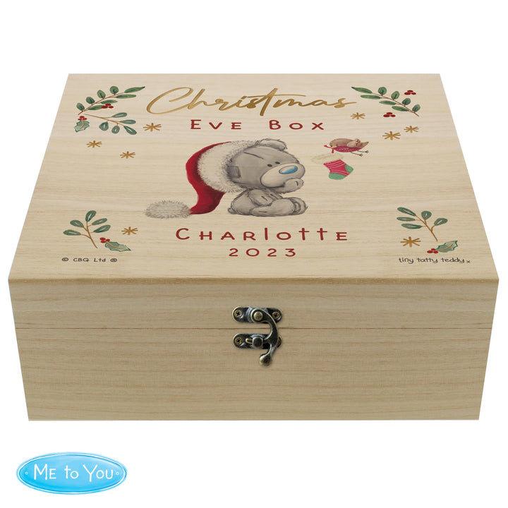 Personalised Winter Explorer Christmas Eve Tiny Tatty Teddy Keepsake Box – alternative view