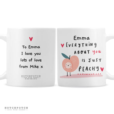 Personalised Peachy Mug