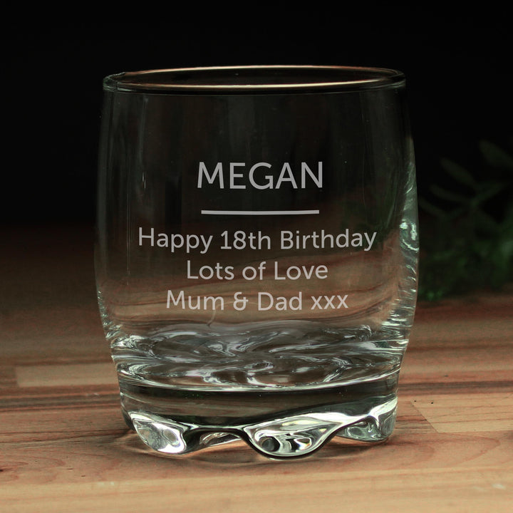 Personalised Free Text Tumbler – alternative view