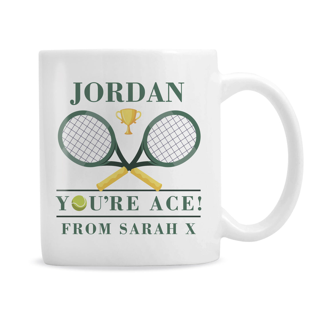 Personalised Tennis Mug – alternative view