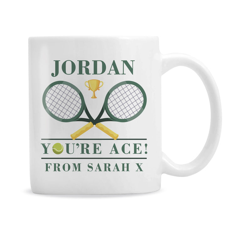 Personalised Tennis Mug – alternative view