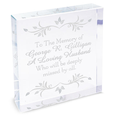 Personalised Sentiments Crystal Token