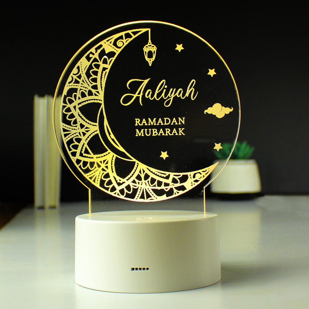 Personalised Eid and Ramadan LED Light - alternative view
