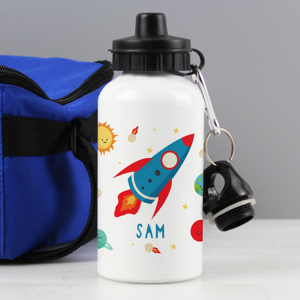 Personalised Rocket Drinks Bottle – alternative view