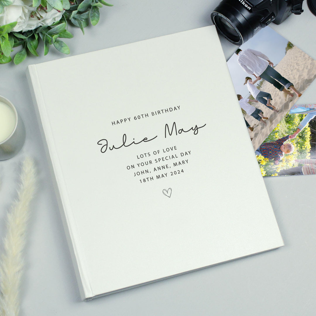 Personalised Traditional Wedding Photo Album – alternative view