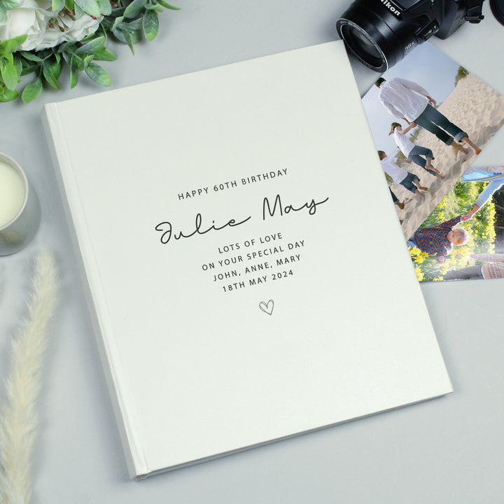 Personalised Traditional Wedding Photo Album – alternative view