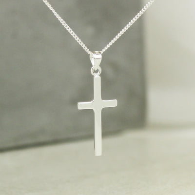 Personalised In Loving Memory Cross Sentiment Necklace and Box
