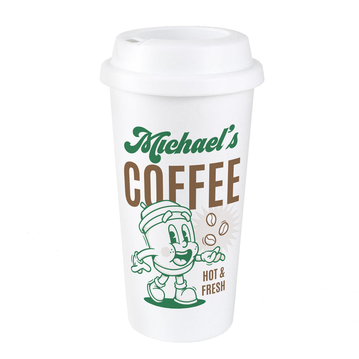 Personalised Coffee Travel Mug – alternative view