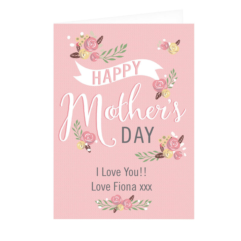 Personalised Floral Bouquet Mother&