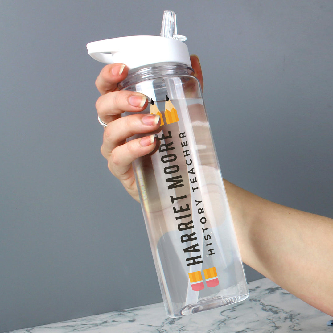 Personalised Teacher Water Bottle – alternative view