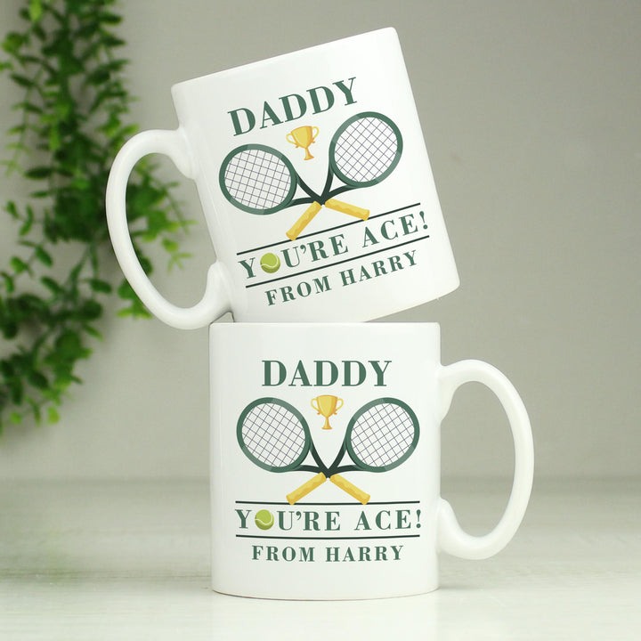 Personalised Tennis Mug – alternative view