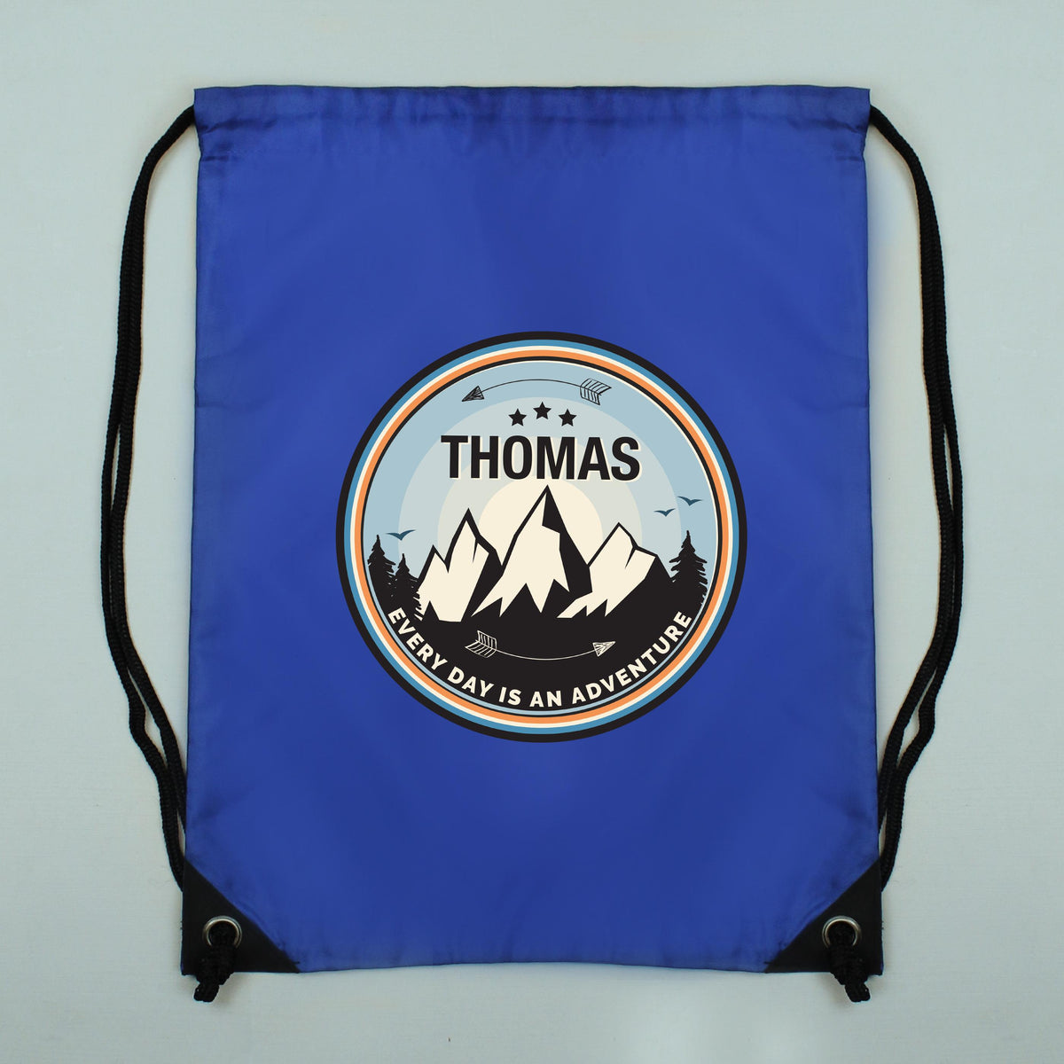 Personalised Adventure Blue Kit Bag, The Personal Shop, personalised gifts