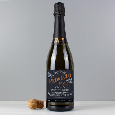 Personalised 'Prosecco O'Clock' Bottle of Prosecco