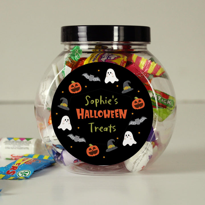 Personalised Halloween Sweets Jar – alternative view