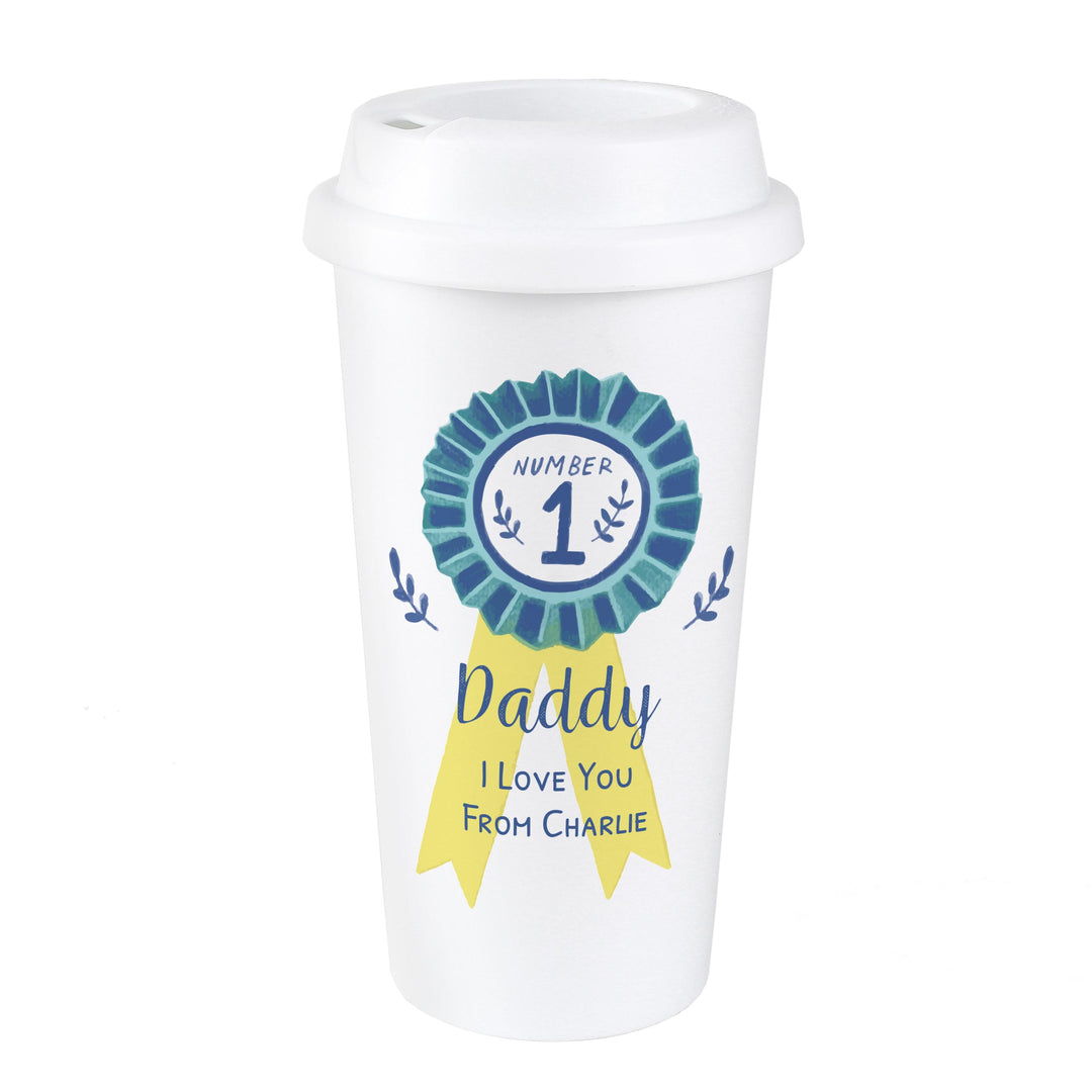 Personalised Number 1 Travel Mug, The Personal Shop, personalised gifts