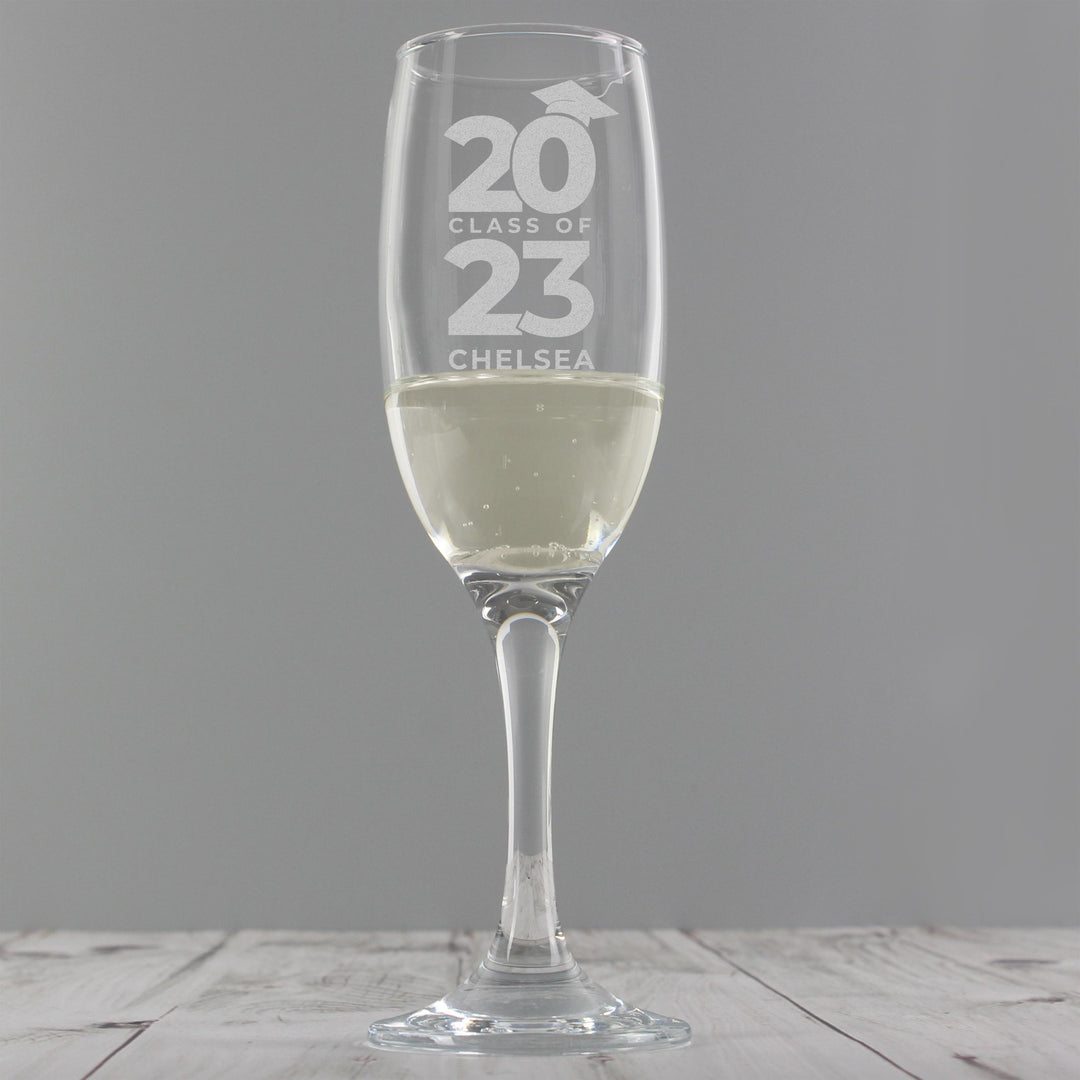 Personalised Class of Graduation Flute – alternative view