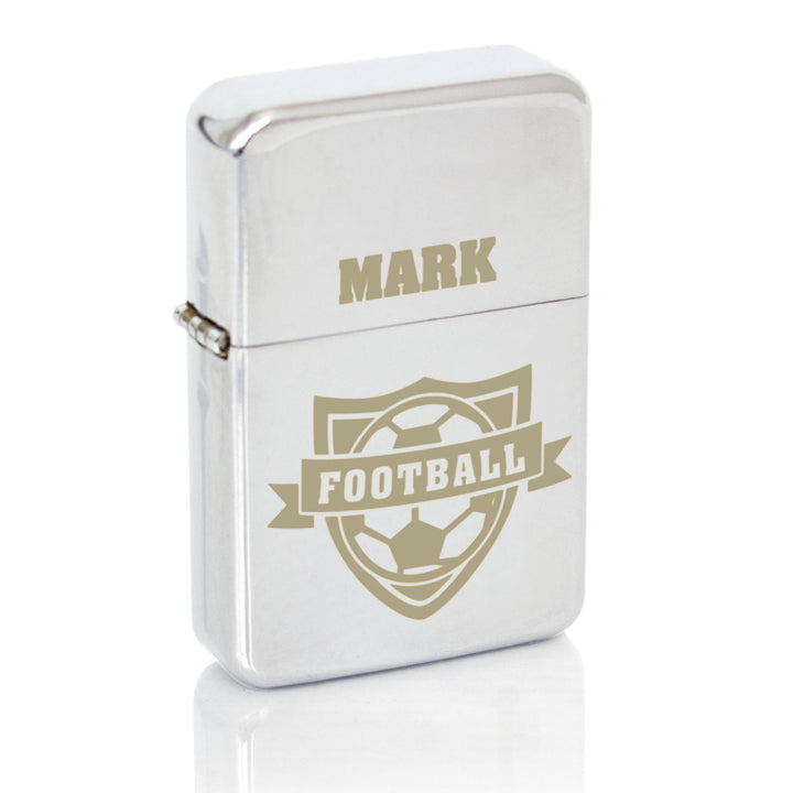 Personalised Football Lighter – alternative view