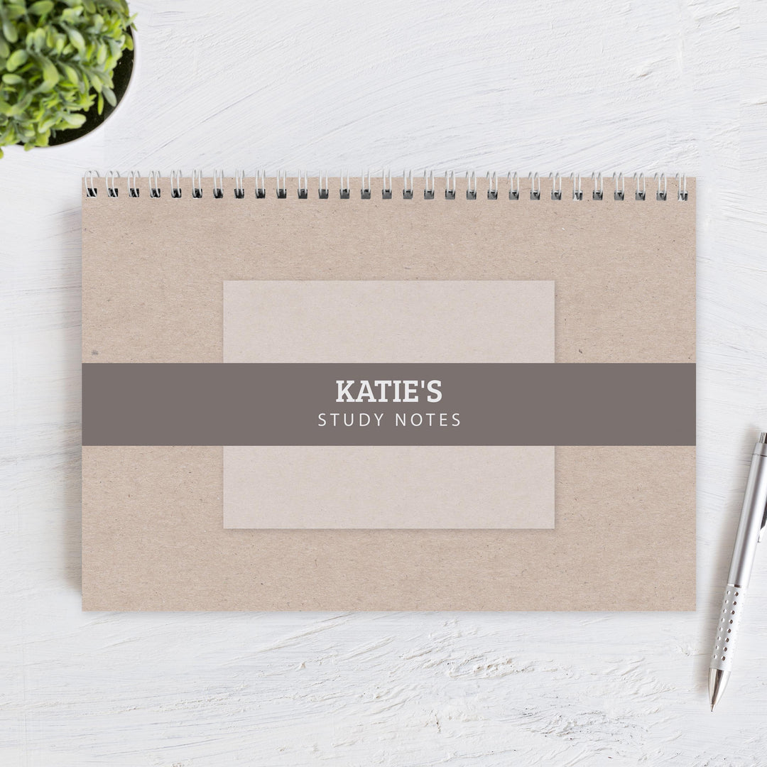 Personalised Study A4 Desk Planner, The Personal Shop, personalised gifts