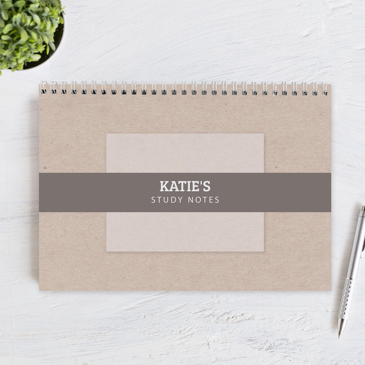Personalised Study A4 Desk Planner, The Personal Shop, personalised gifts