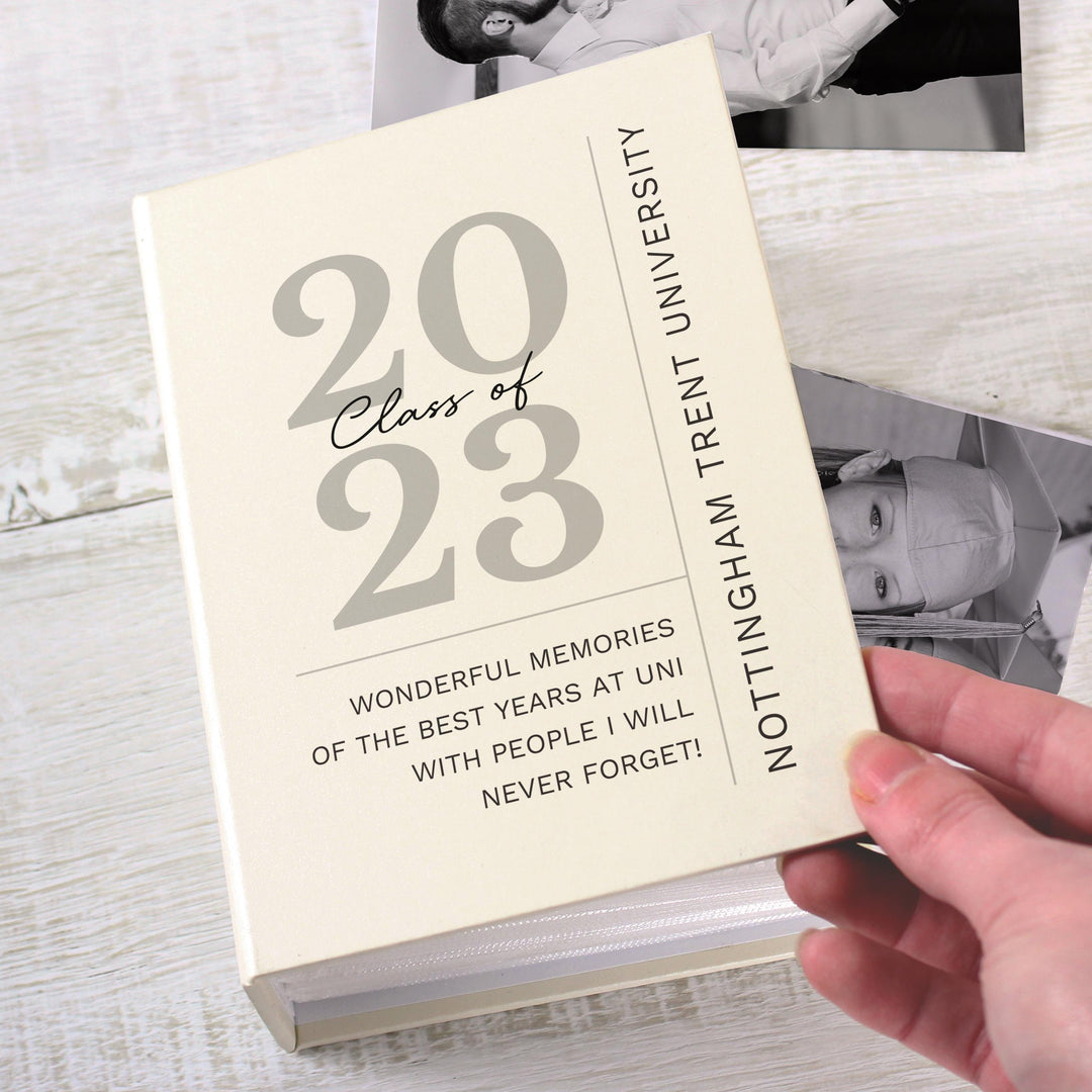 Personalised Class of Graduation 6x4 Photo Album with Sleeves, The Personal Shop, personalised gifts