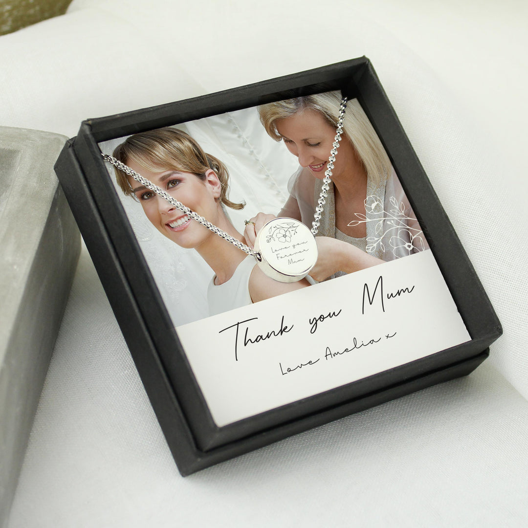 Personalised Photo Upload Necklace and Box, The Personal Shop, personalised gifts