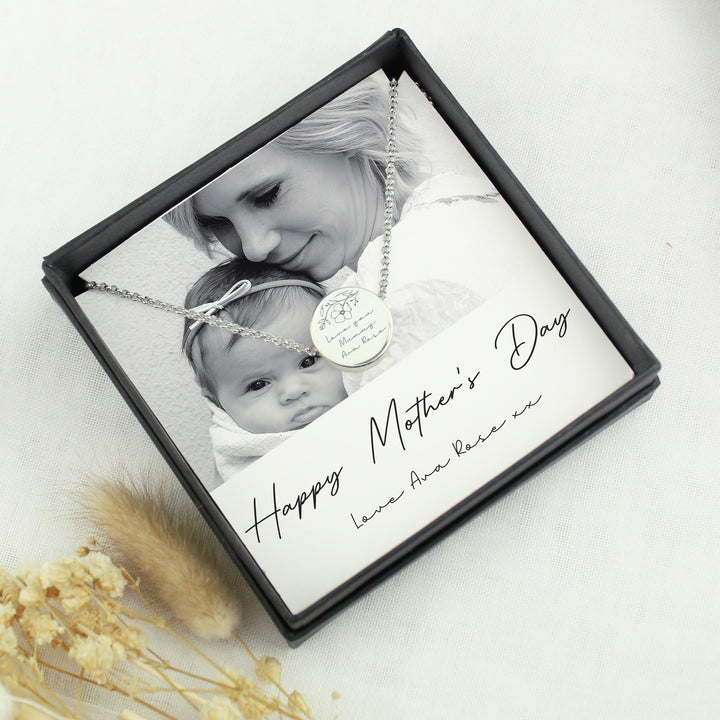 Personalised Photo Upload Necklace and Box, The Personal Shop, personalised gifts