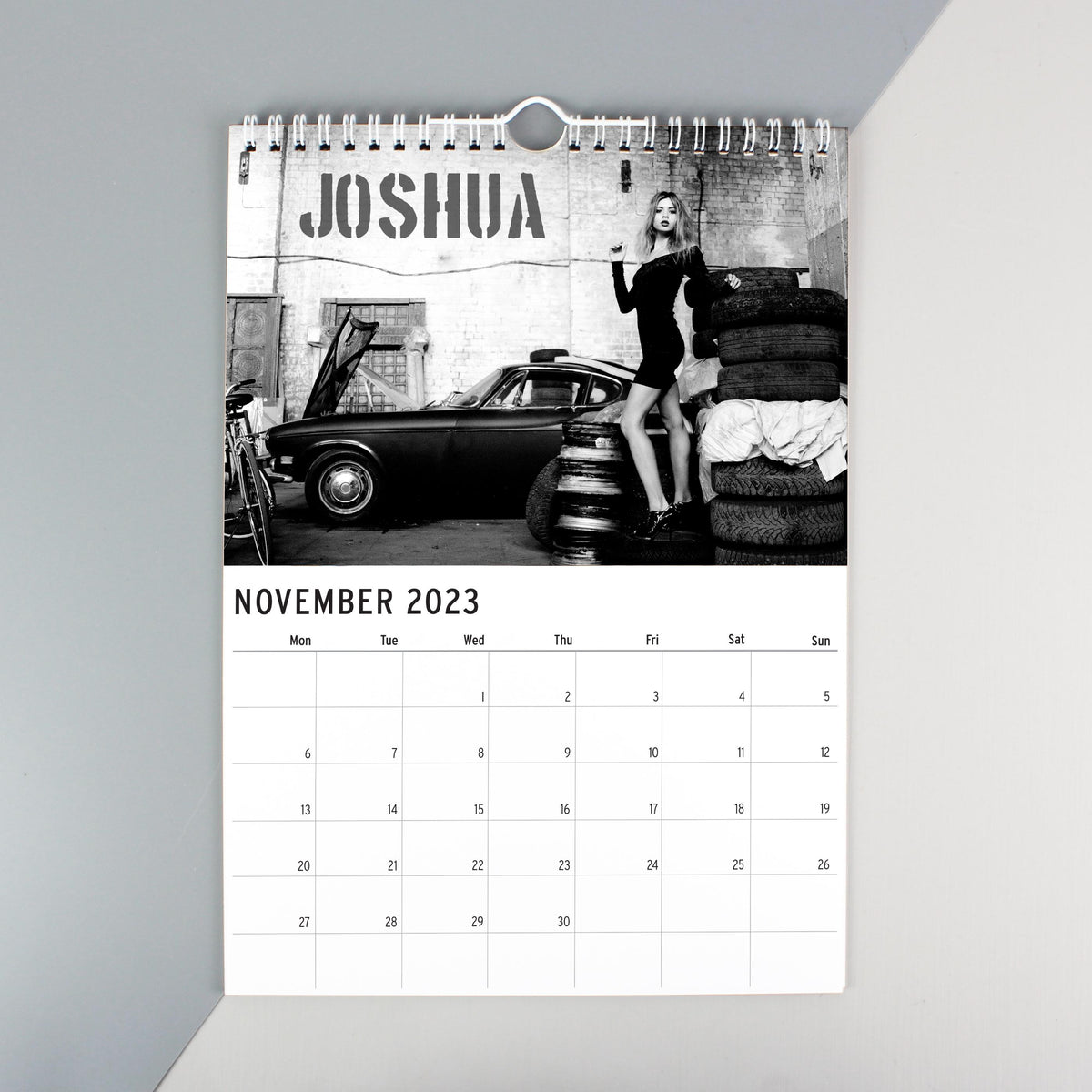 Personalised A4 Hot Chicks Calendar, The Personal Shop, personalised gifts