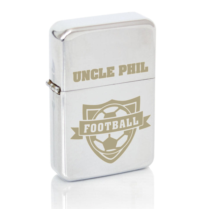 Personalised Football Lighter – alternative view