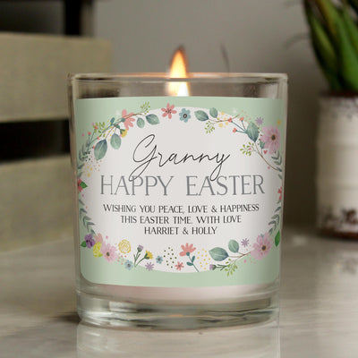 Personalised Springtime Jar Candle