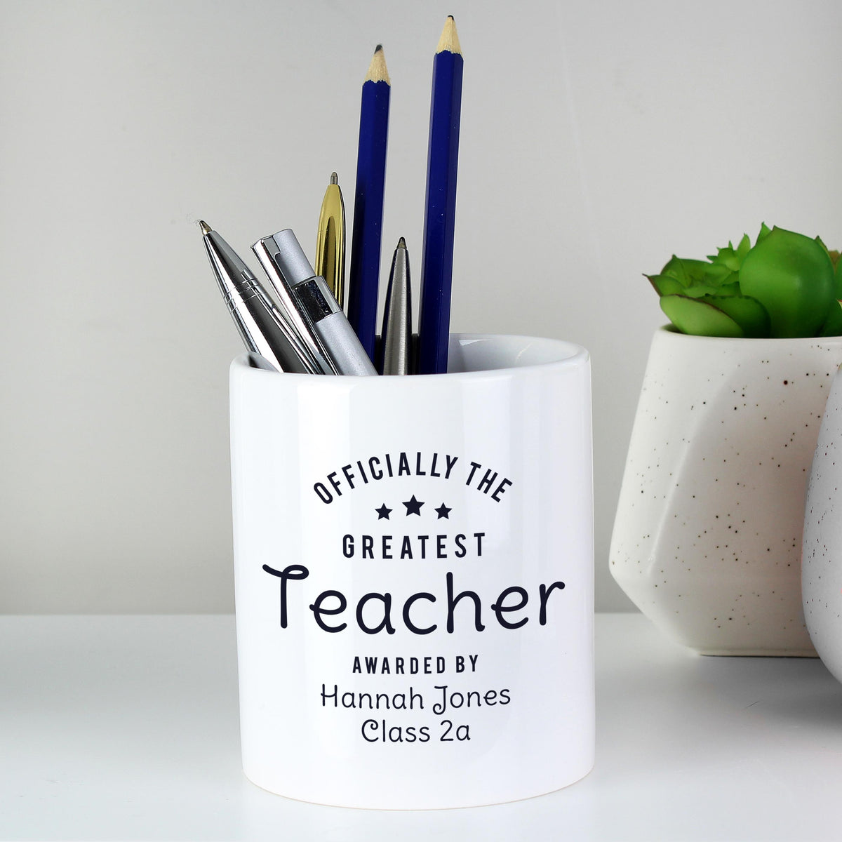 Personalised Officially The Greatest Ceramic Storage Pot – alternative view