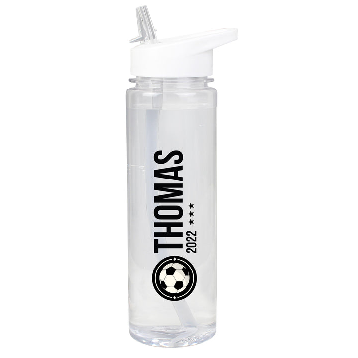 Personalised Football Badge Water Bottle – alternative view