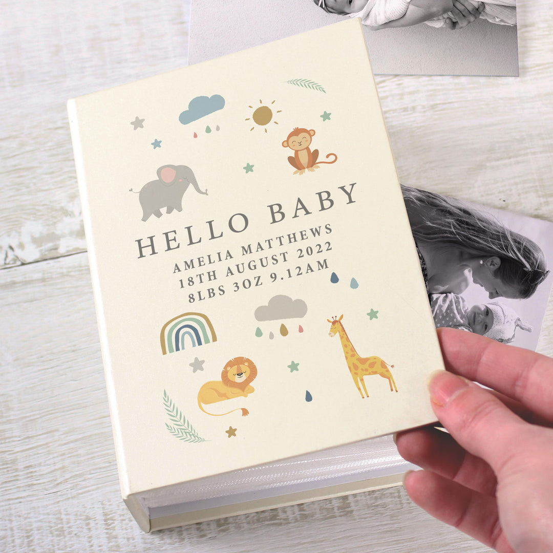 Personalised Zoo Animals 6x4 Photo Album with Sleeves – alternative view