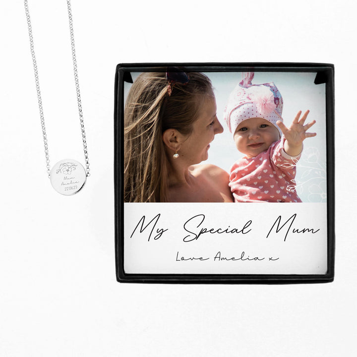 Personalised Photo Upload Necklace and Box, The Personal Shop, personalised gifts
