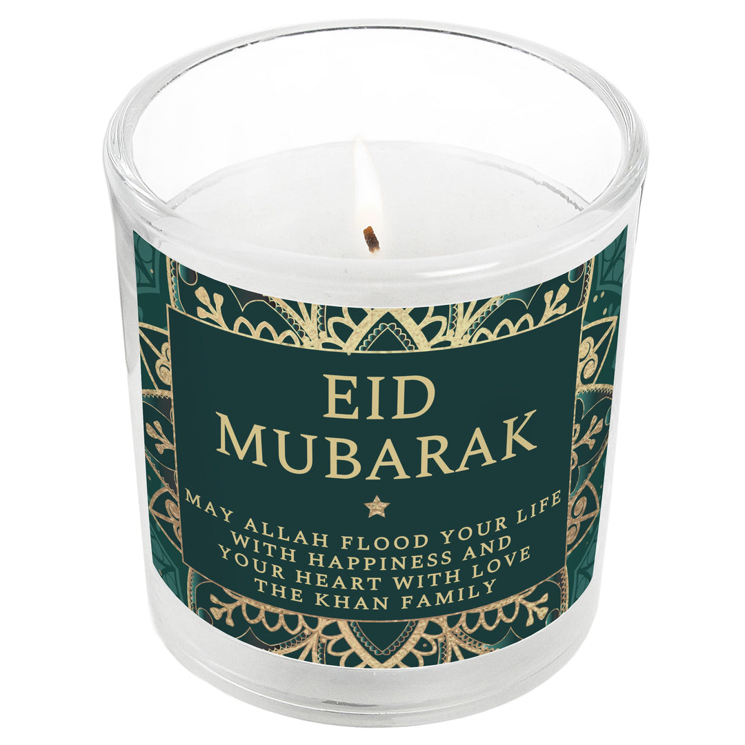 Personalised Eid Jar Candle – alternative view