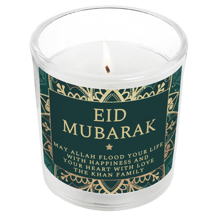 Personalised Eid Jar Candle – alternative view