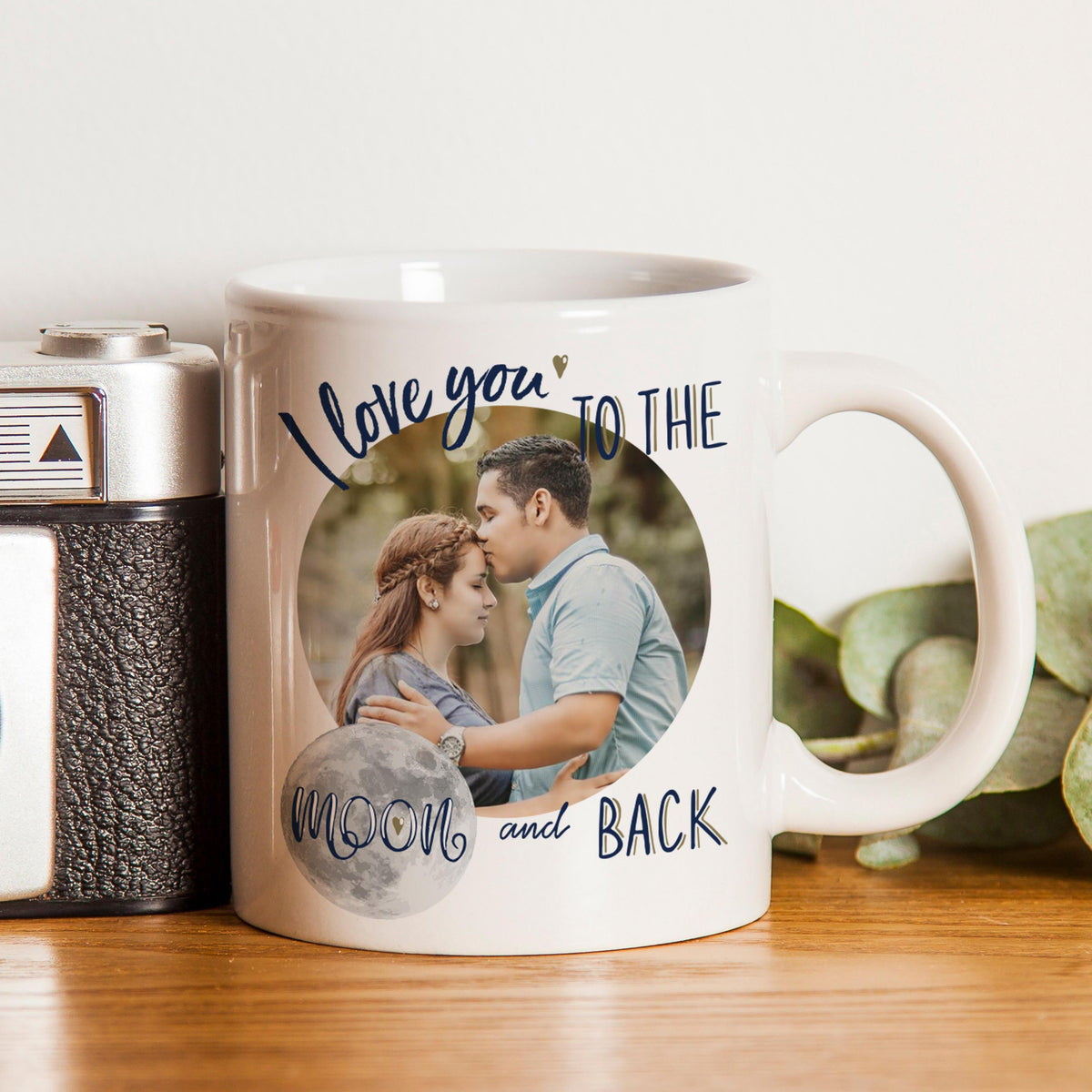Personalised Moon & Back Photo Upload Mug, The Personal Shop, personalised gifts
