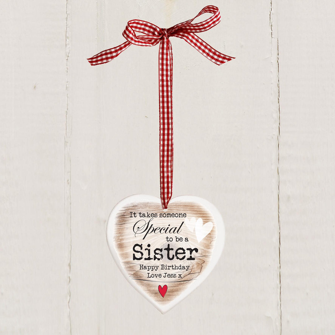 Personalised Someone Special Wooden Heart Shaped Decoration – alternative view