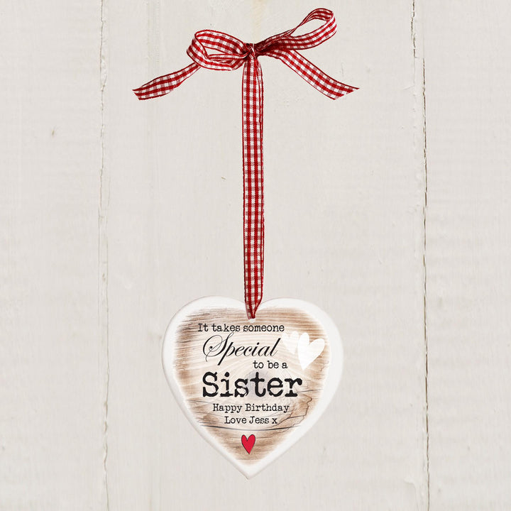 Personalised Someone Special Wooden Heart Shaped Decoration – alternative view