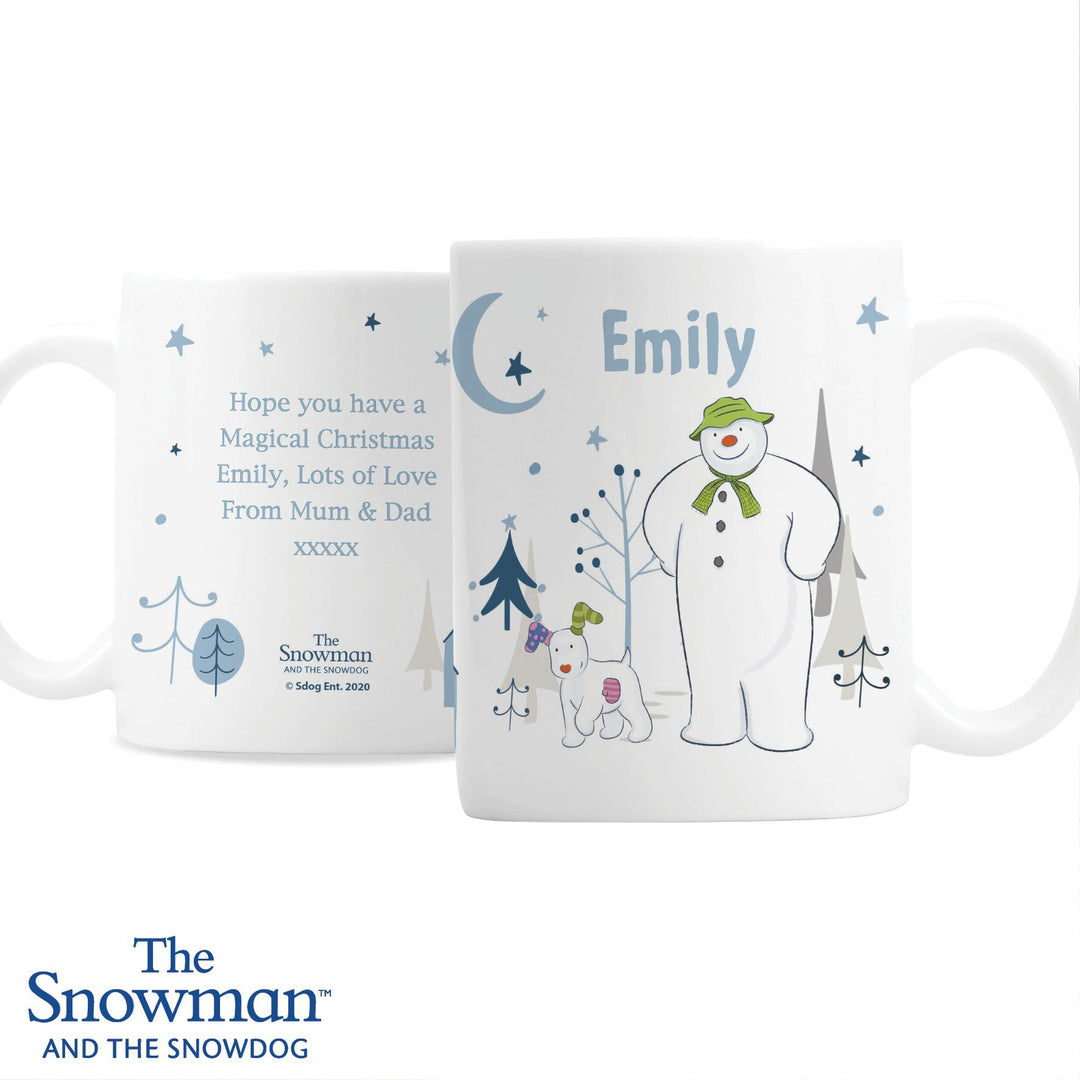 Personalised The Snowman and the Snowdog Mug – alternative view