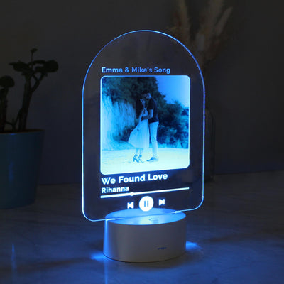 Personalised Any Song LED Colour Changing Light