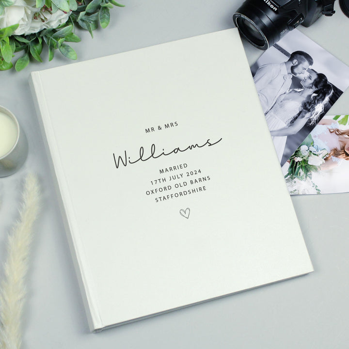Personalised Traditional Wedding Photo Album