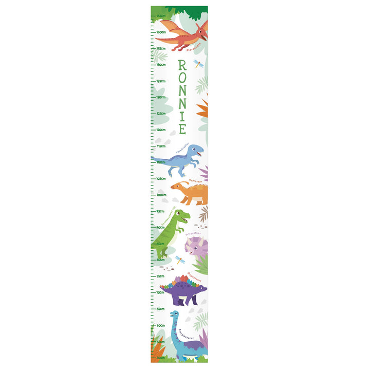 Personalised Dinosaur Height Chart, The Personal Shop, personalised gifts
