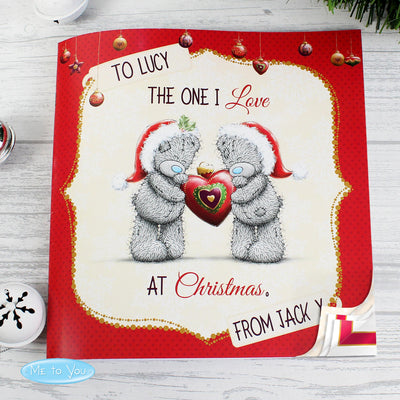 Personalised Me to You The One I Love at Christmas Poem Book