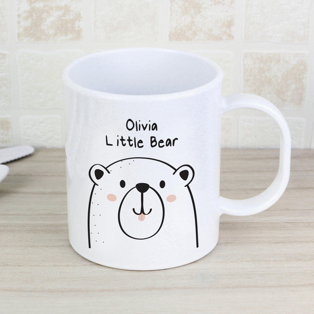 Personalised Little Bear Plastic Mug – alternative view