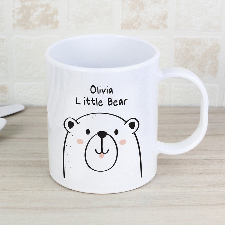Personalised Little Bear Plastic Mug – alternative view