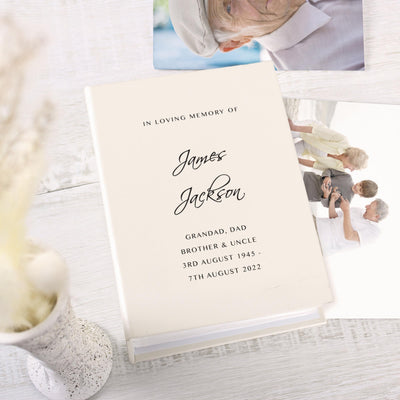 Personalised Free Text 6x4 Photo Album