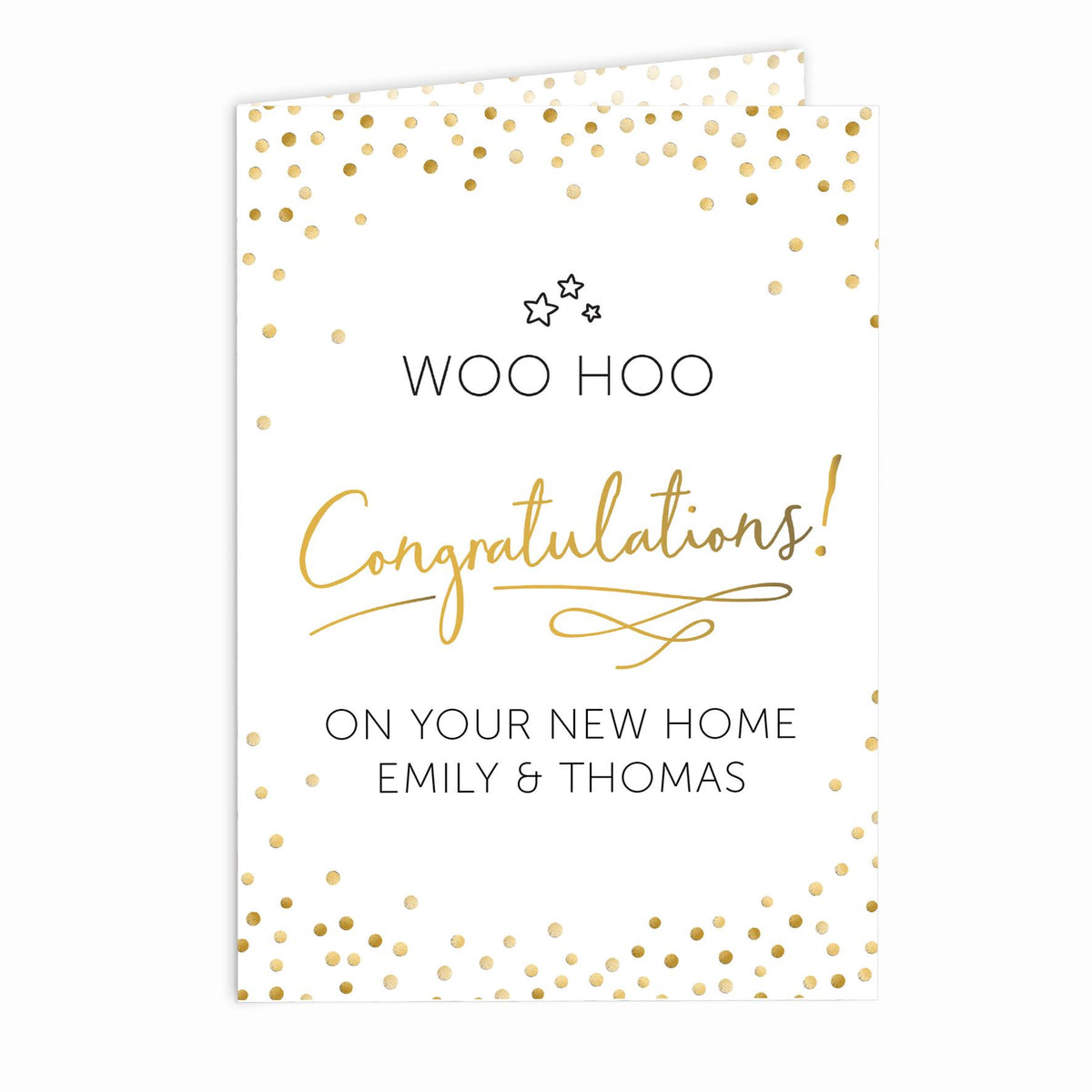Personalised Congratulations Card – alternative view